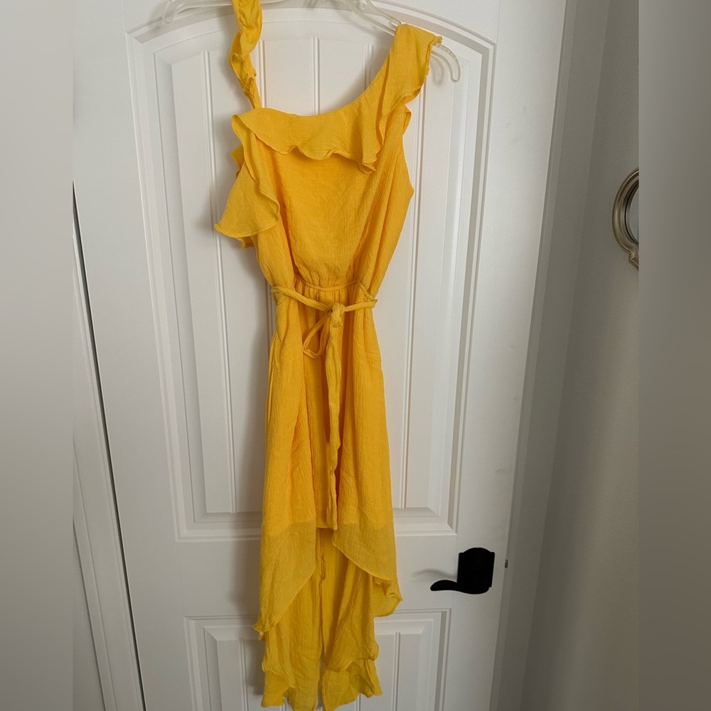 Fun Yellow Spring/Summer Dress Size S
